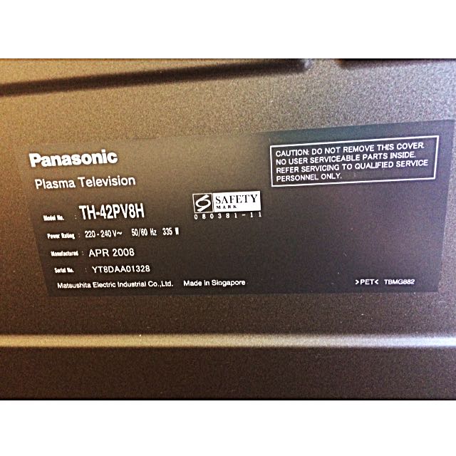 42 Panasonic Multi System Plasma Tv Th 42pv8h With Sony Hdmi Dvd Player Electronics Tvs Entertainment Systems On Carousell