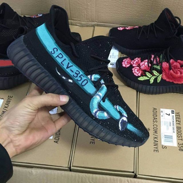 Custom made yeezy boost sale