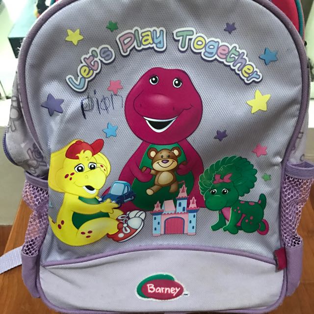 Barney Backpack, Babies & Kids, Going Out, Diaper Bags & Wetbags on ...