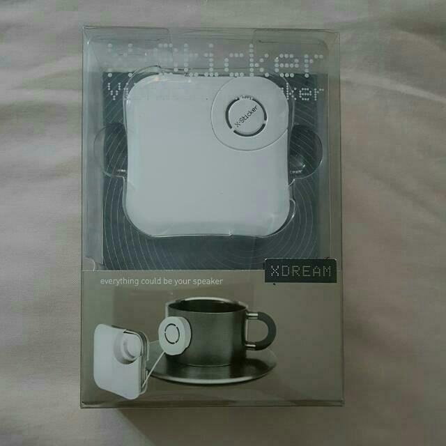 X sticker vibration speaker hot sale