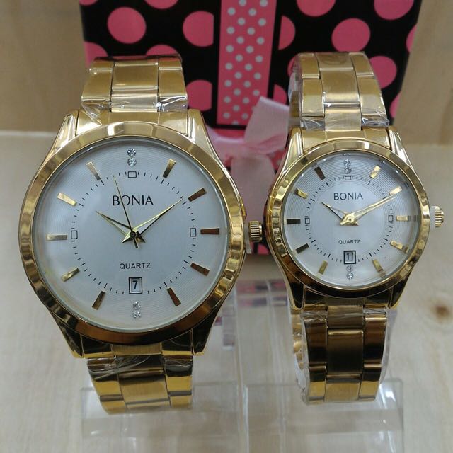 Bonia couple watch sale