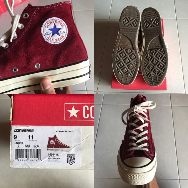 Red suede sales converse all stars