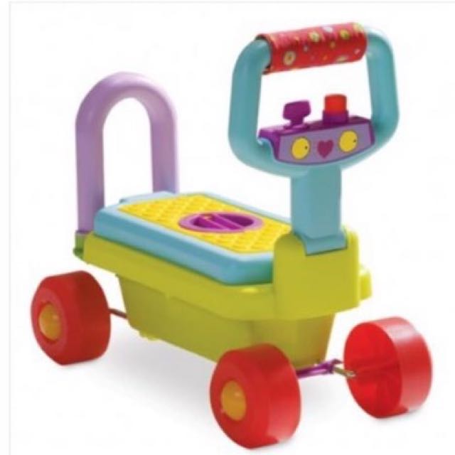 Developmental Walker (4 In 1 Walker, Ride On, Wagon, Toy Box), Babies