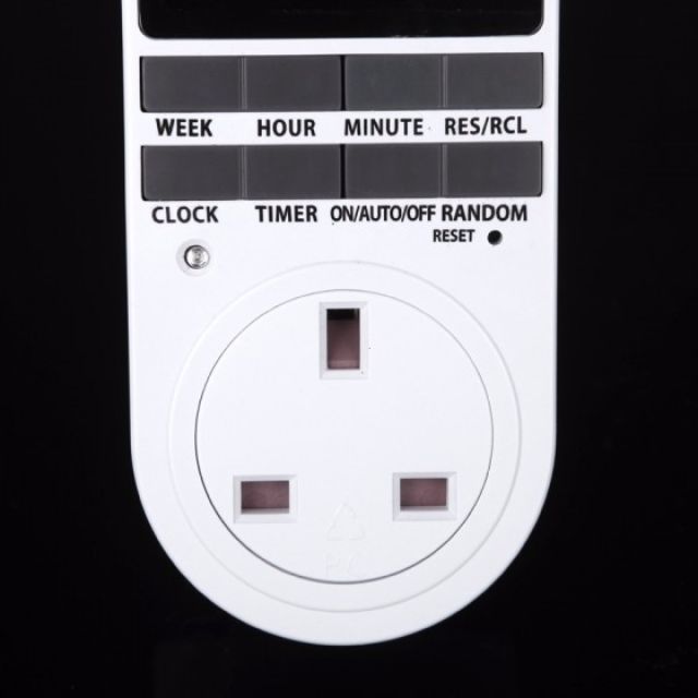 Digital Electronic SG Plug-in Programmable 12/24 Hour Timer Switch AC ...
