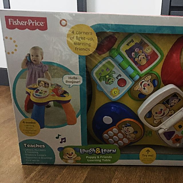 Fisher price laugh and learn puppy table store