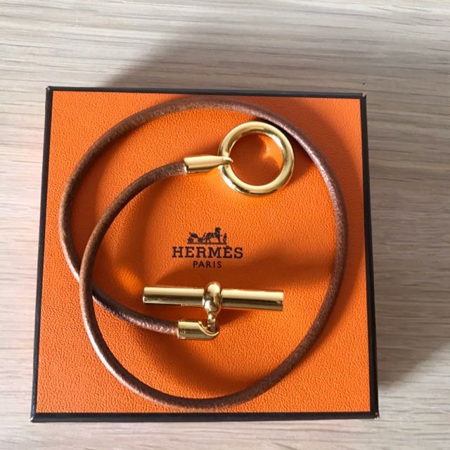 Hermes Tour De Cou Glenan Courroie Ronde, Luxury, Accessories on Carousell