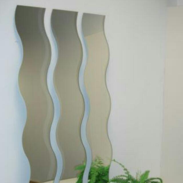 Ikea Zig Zag Mirrors 3pcs Home Furniture Décor On Carou