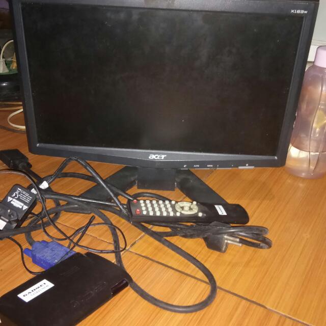 Jual Monitor Komputer Bisa Dibuat Tv Plus Dpt Tv Tunernya Juga Elektronik Komputer Desktop Di Carousell