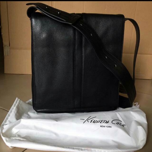 Cole Reaction Leather Sling Bag, Men's Fashion, Bags, Sling