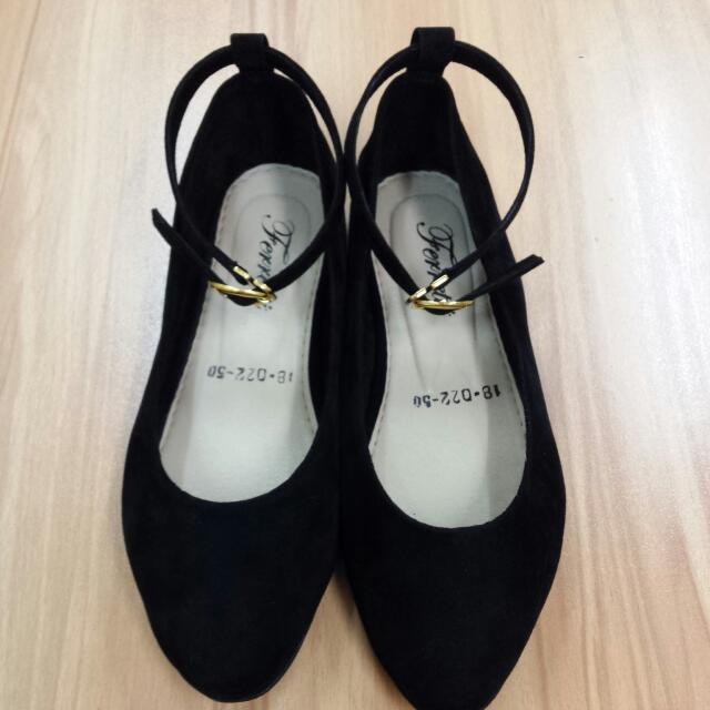 doll shoes black