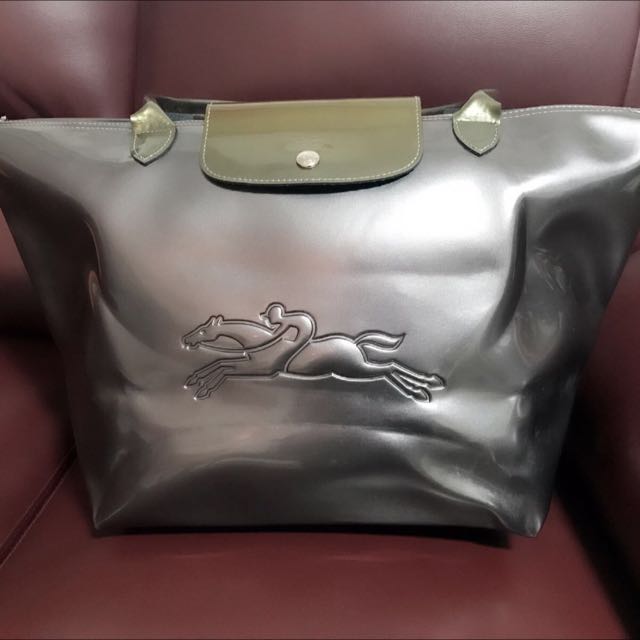 Longchamp modele depose in metallic 