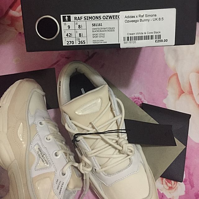 Raf Simons Ozweego (Bunny/Cream), Men's Fashion, Footwear ...