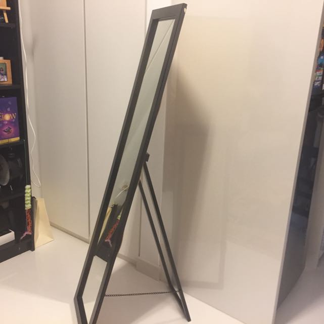 Standing mirror & IKEA Grundtal Valet stand, Furniture & Home Living