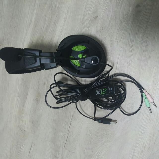 turtle beach x12 gaming headset