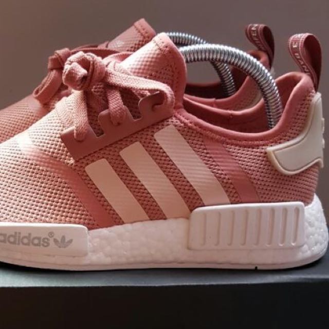 Adidas NMD Pink Salmon Women s Fashion Footwear Sneakers on