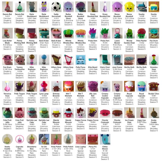 Season 5 shopkins list sales