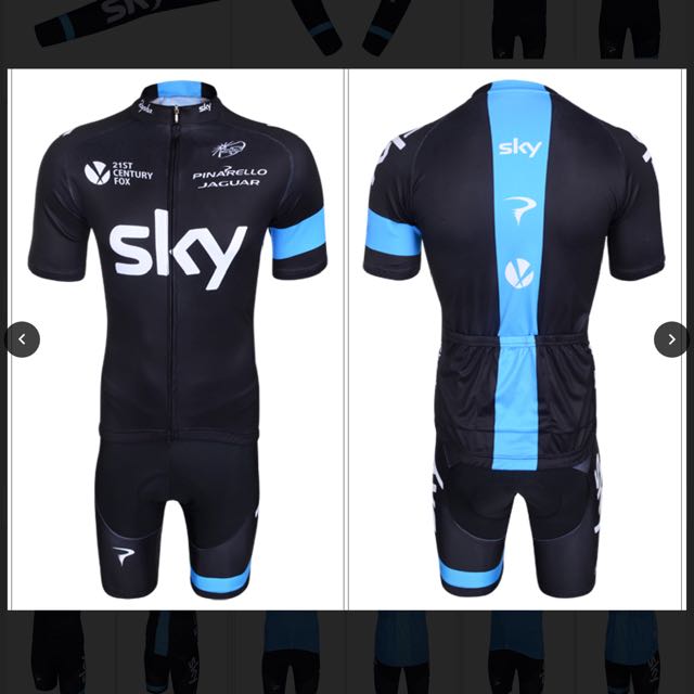 sky cycling jersey