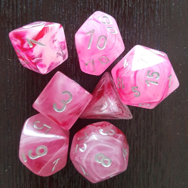 Chessex Glow In The Dark Polyhedral Roleplaying And Gaming Dice Set D4 D6 D8 D10 D12 D20 D Toys Games Others On Carousell