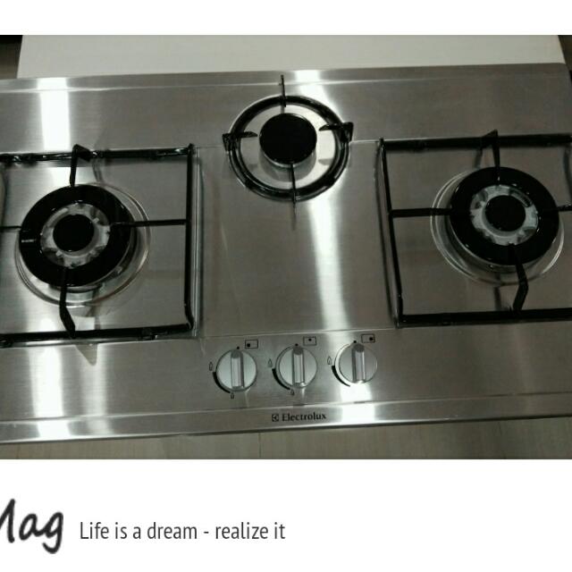 Electrolux gas hob ModelEHG7332X 3Burner Hob, TV & Home Appliances, Kitchen Appliances, Hobs