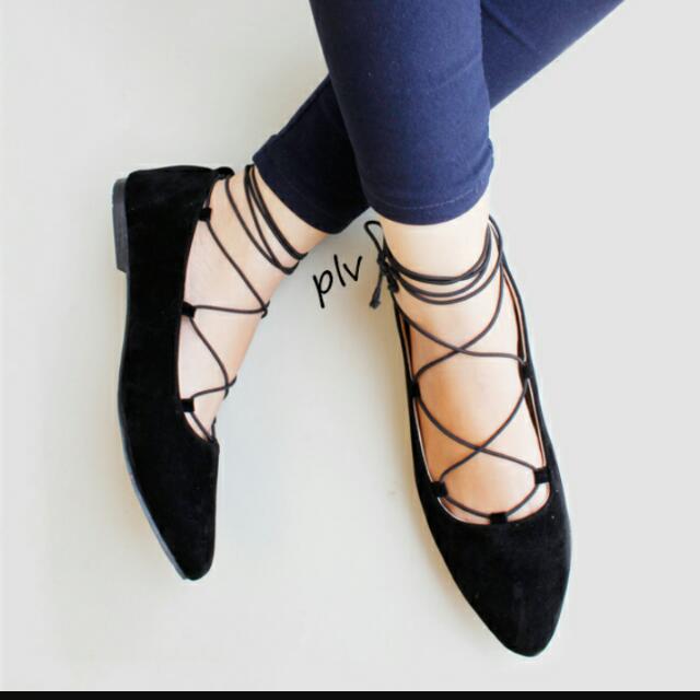 Flat Shoes Tali Ukuran 39
