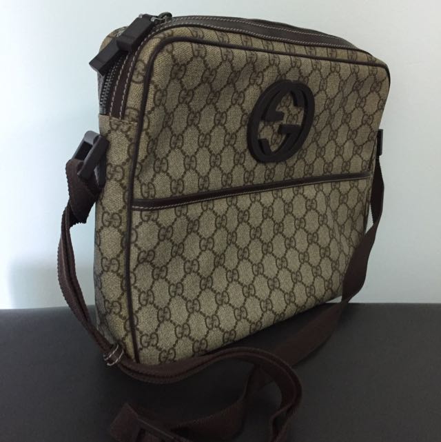 Gucci Laptop/Messenger Bag, Luxury, Accessories on Carousell