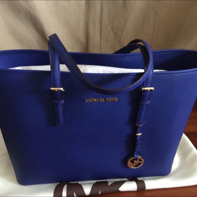 royal blue mk purse