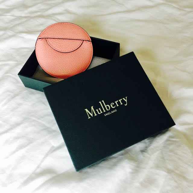 Mulberry round sales coin purse