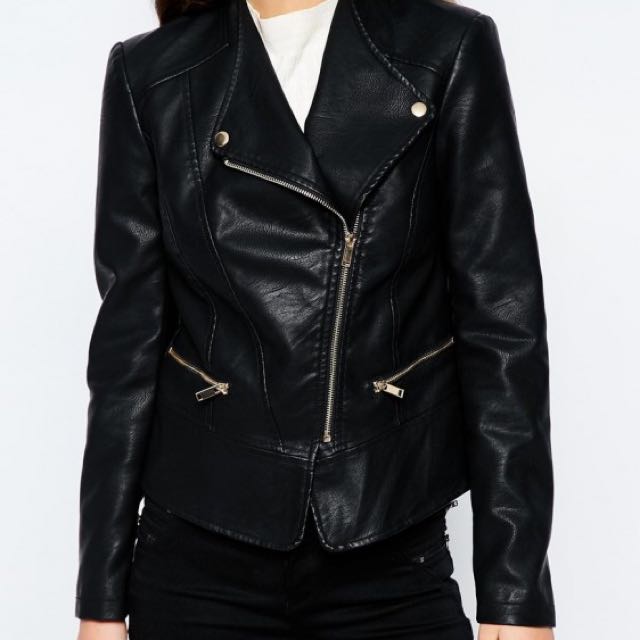 new look faux leather jacket