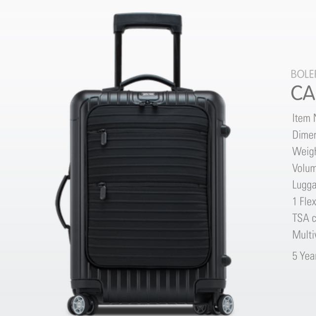 Rimowa Bolero Cabin Multi Wheel Women S Fashion Bags Wallets