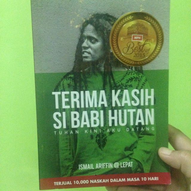 Terima Kasih Si Babi Hutan Lepat Books Stationery Books On Carousell
