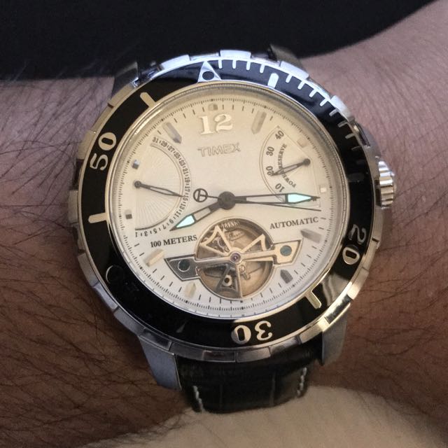 Timex automatic power reserve movt wr100m store