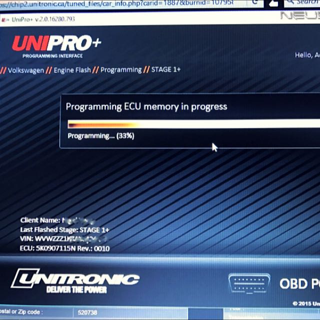 VW Mk6 GTI Flashed Unitronic Stage 1+ Performance Software!, Car