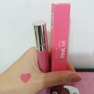 Wardah Exclusive Matte Lip cream shade 04 Pink Me