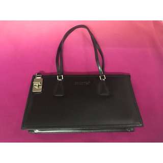 Comoditee Black Clutch Bag - Tas Pesta Hitam Vintage