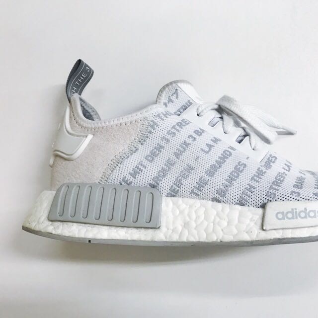 White out hotsell nmd