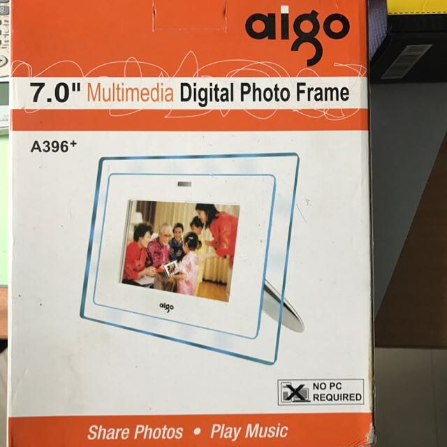 Aigo Multimedia Digital Photo Frame, Furniture & Home Living, Home