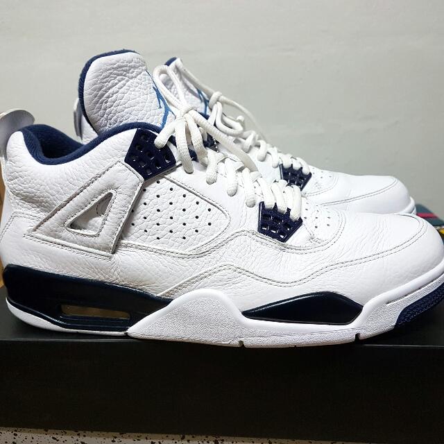 Air Jordan 4 Legend Blue, Men's Fashion, Footwear, Sneakers on Carousell