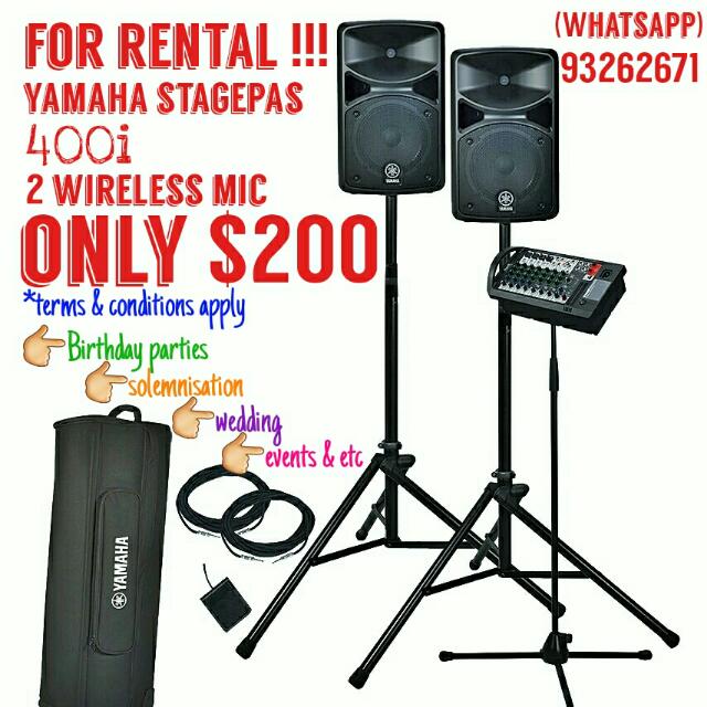 CHEAP SOUND SYSTEM FOR RENT !!!, Audio, Soundbars, Speakers