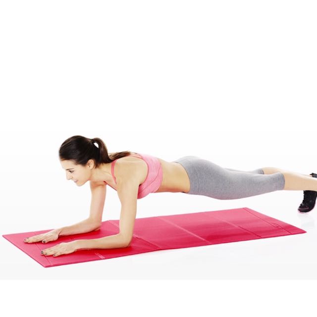 Brand New Domyos Fitness Mat Sports Equipment Exercise Fitness Exercise Mats on Carousell