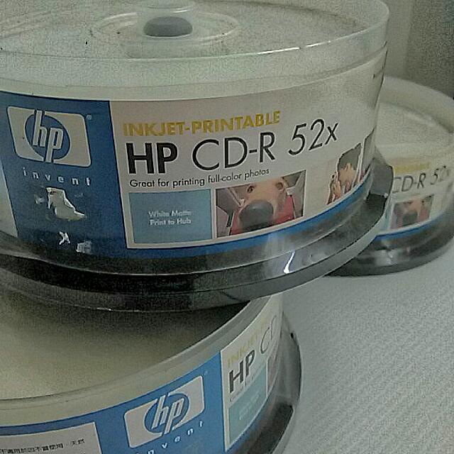 HP CD-R 52x Inkjet Printable Top, Computers & Tech, Printers, Scanners ...