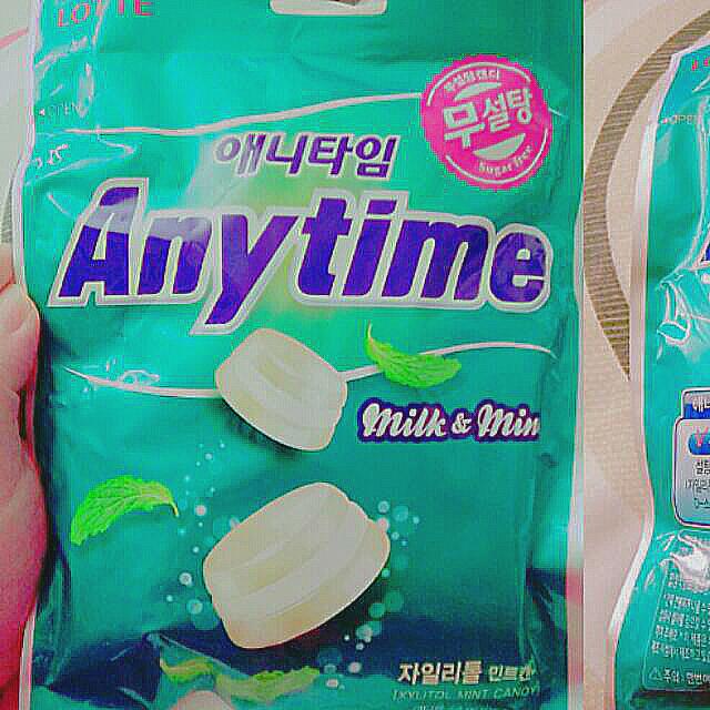 Lotte Korea Anytime Mints Candy, Food & Drinks, Packaged & Instant Food
