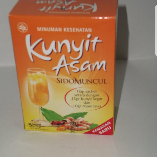 Kunyit Asam Sidomuncul Health Nutrition Health Supplements Health Food Drinks Tonics On Carousell