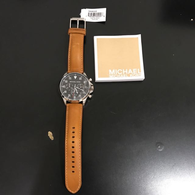 michael kors belt mens orange