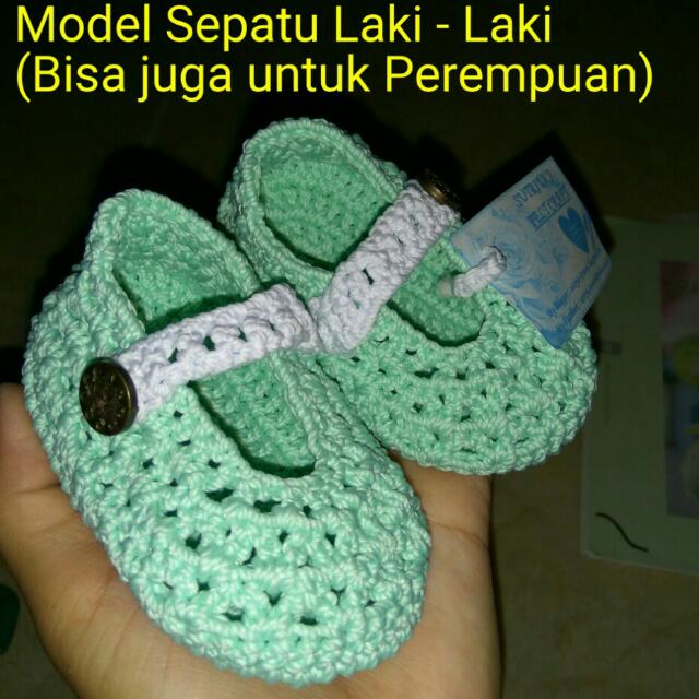 Sepatu Bayi Rajut Simple Laki Laki Dan Perempuan Bayi Anak Baju Bayi Di Carousell