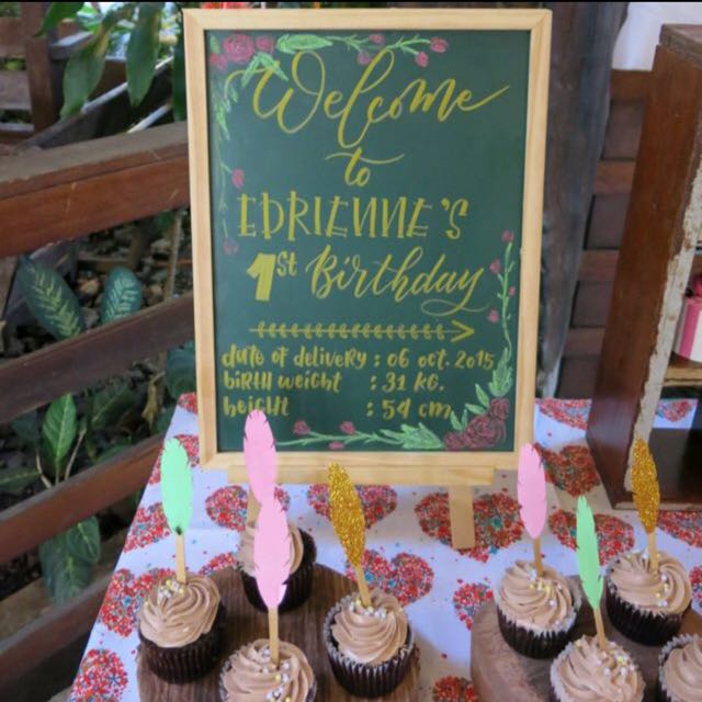 Craft Table Signage Table Nos. / Customised Signage For Any Special Occasion, Hobbies ...