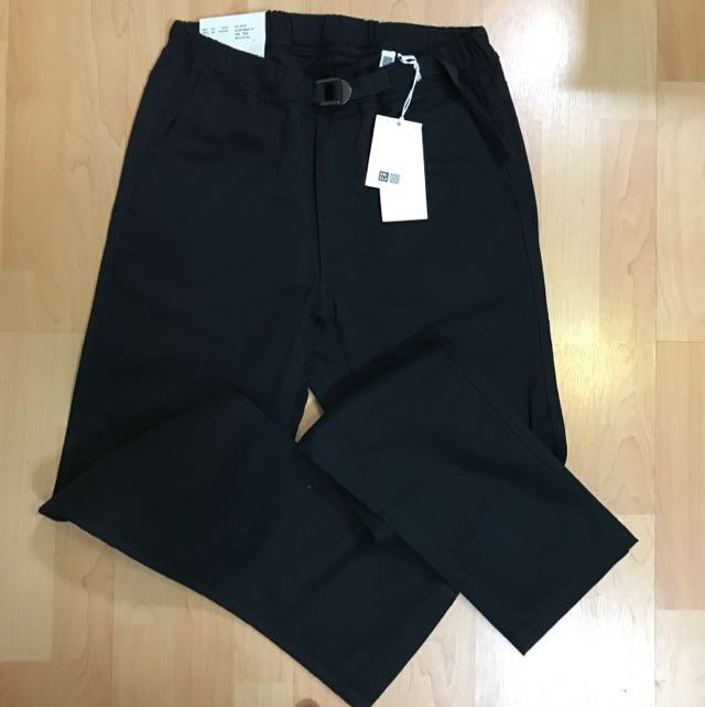 UNIQLO U COTTON TWILL ELASTICATED PANTS 