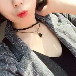 Layered Tassel Choker