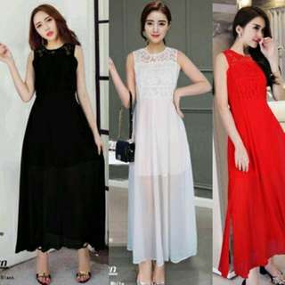 Quenby Chic Long Dress S-L free size