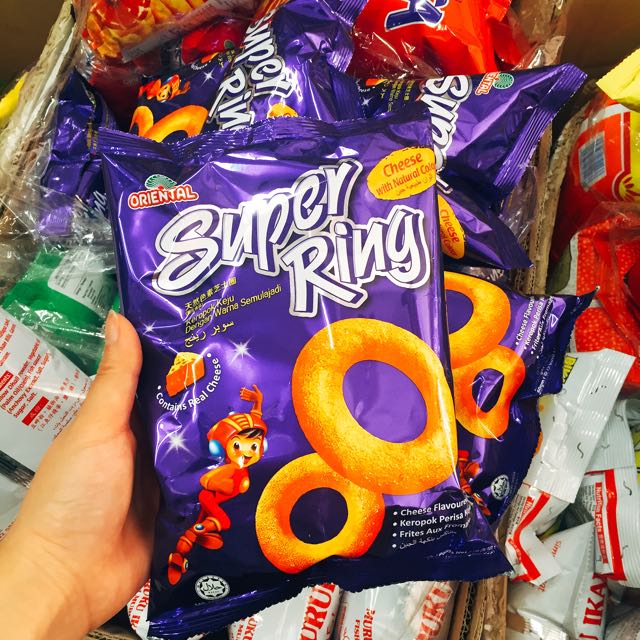 現貨 馬來西亞古早味零食 Super Ring （大）, 零食物語, 零食餅乾在旋轉拍賣