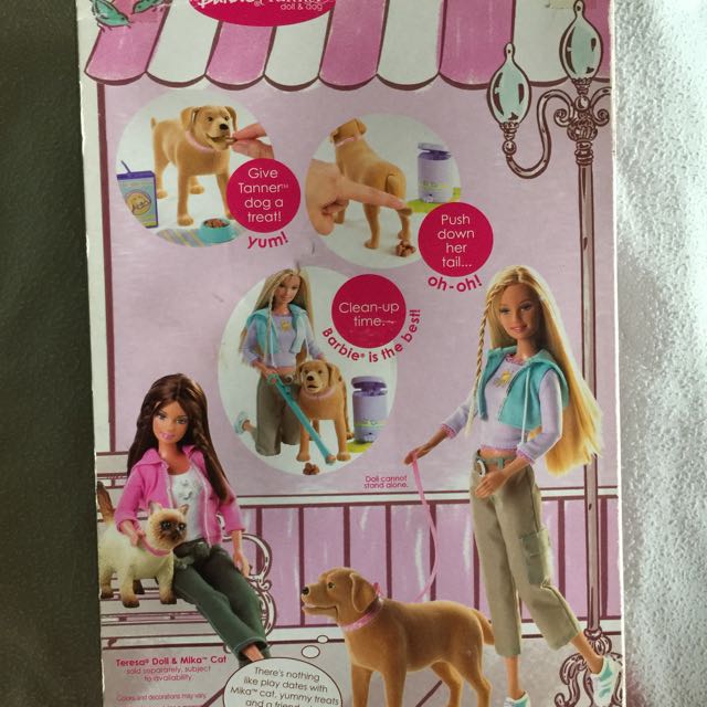 Barbie Doll & Tanner Dog on Carousell